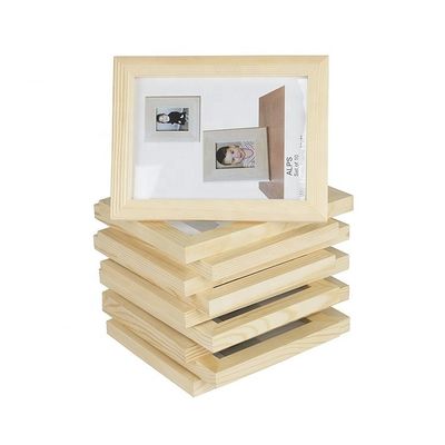 Logotipo personalizado Aceitável estilo europeu quadro fotográfico de madeira para decoração doméstica