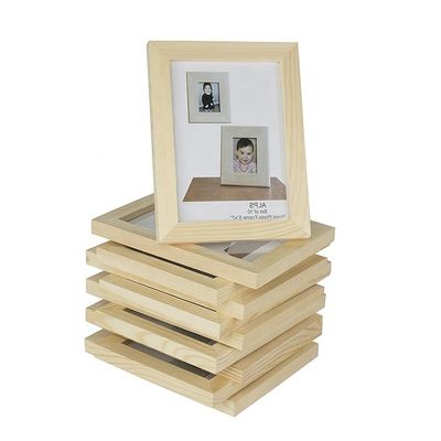 Logotipo personalizado Aceitável estilo europeu quadro fotográfico de madeira para decoração doméstica