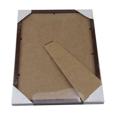 Quadro fotográfico de madeira maciça de cor personalizada com quadro interno removível e vidro real