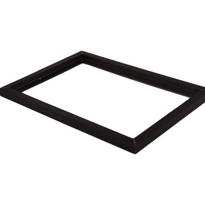 Quadro fotográfico de madeira maciça de cor personalizada com quadro interno removível e vidro real