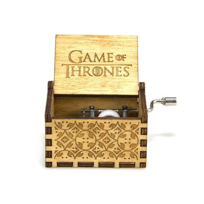 Pequenas Caixas de Música de Cor de Madeira de Pinheiro 6.3x5x4.2cm para Presentes de Natal em Grande Demanda