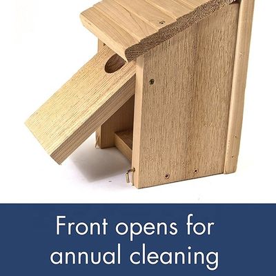 Decoração de artesanato de casas de pássaros de madeira personalizadas