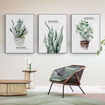Quadros fotográficos personalizados de estilo rústico nórdico para decoração residencial Accepatble