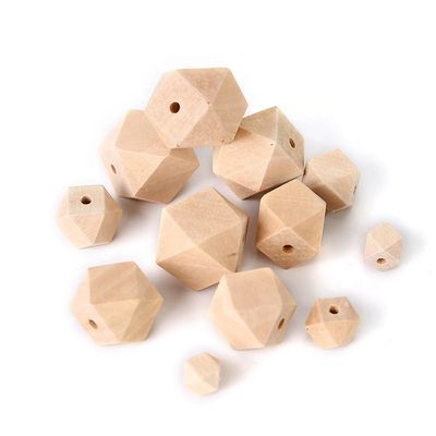 20mm Bulk Round Wood Beads ótimo para DIY presentes e colares em cor natural