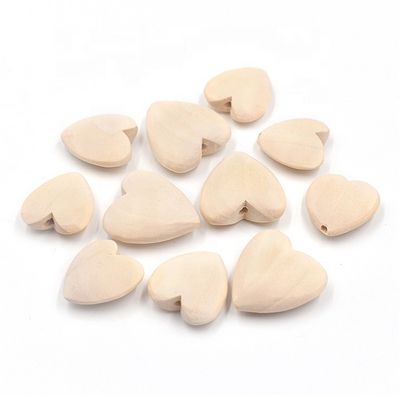 20mm Bulk Round Wood Beads ótimo para DIY presentes e colares em cor natural
