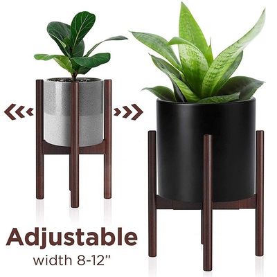 Plantas de madeira de bambu ajustáveis para peso de alta resistência estendível interior exterior