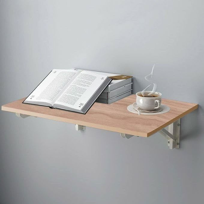Serviço personalizado Moderno Design Madeira Sólida Estante de parede dobrável para banheiro Decoração de parede de madeira