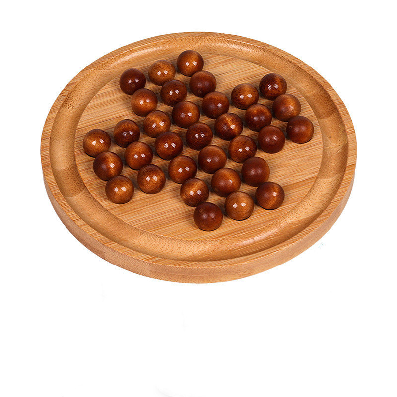 Logotipo personalizado 202407 Bamboo Single Independente jogo de xadrez de mesa para adultos e crianças