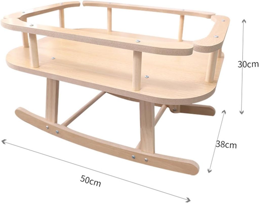 Cama de gato e cachorro de madeira portavel Cama elevada para animais de estimação Swing Chair para relaxar
