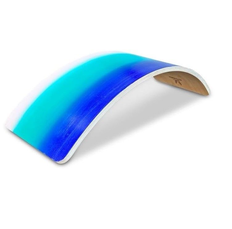 Logotipo personalizado Wood Wobble Board Set de 2 para adultos em ginásio e surf Montessori jogo