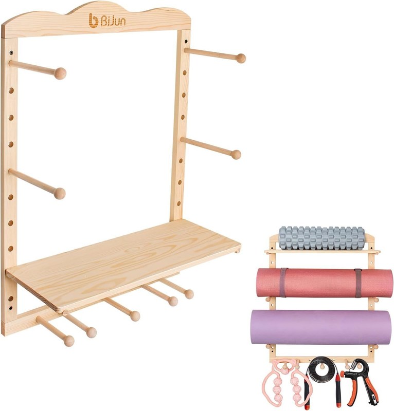 Montador de parede para armazenamento de cozinha para organização de ginástica de tamanho personalizado