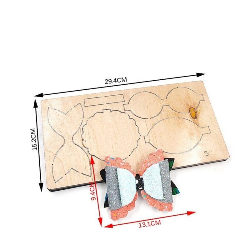 Madeira personalizada Artesanato de madeira moldar arco Dias de corte de madeira para cor natural ou personalizada