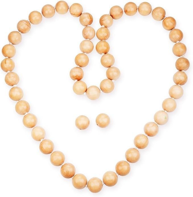 Hula de madeira natural pesada para exercícios 8.4 x 8.4 x 4.1cm