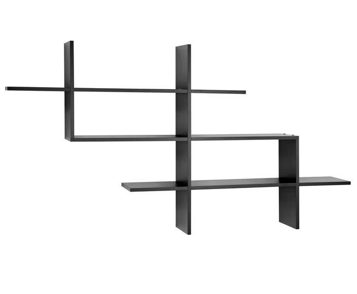 Plantas de casa Decoração de armazenamento personalizado Prateleira de parede de dois níveis para móveis de sala de estar