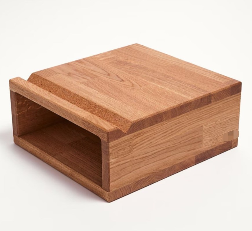 Classificação Estante não dobrável Estante de bicicleta montado na parede com desenho de madeira de carvalho feito à mão