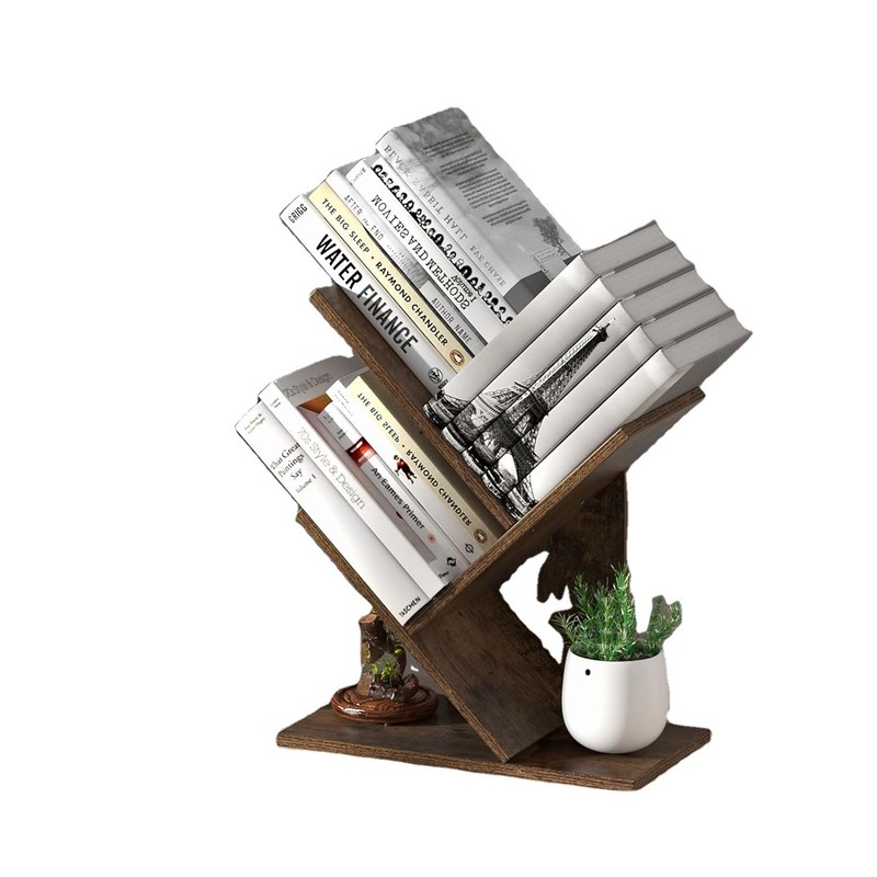 Tipo de instalação de prateleira Tipo de estância para livros Revistas CD Prateleiras de armazenamento de madeira