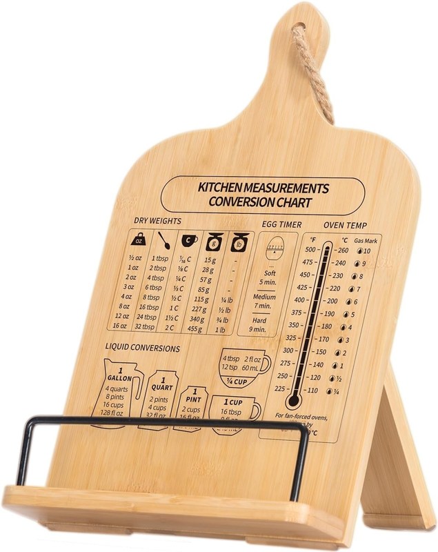 OEM ODM aceito porta de livro de cozinha de madeira ajustável para balcão de cozinha