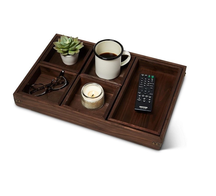 Blocos de corte Serviço personalizado 18.5 X 12 polegadas Grande Sofá e Sofá Rustico de Café bandeja para servir comida