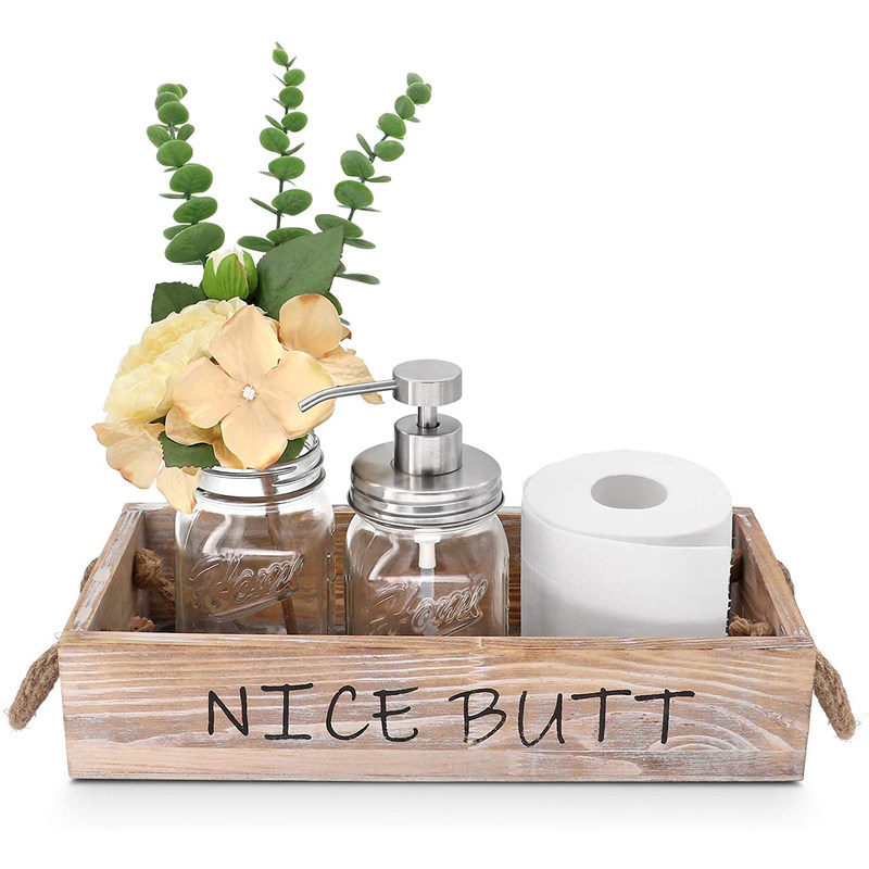 Caixa industrial de recipientes de madeira para armazenamento de pães, frutas e decoração doméstica feita à mão