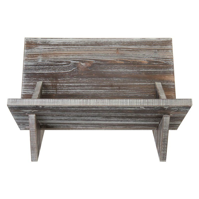 Sala de estar Livro de madeira Retro estilo organizador para revistas Arquivos de livros Álbuns