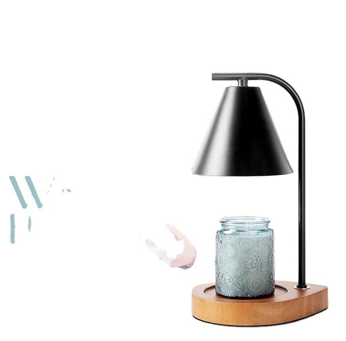 Retro Base de madeira Decoração de casa Fusão de cera para tamanho personalizado Velas de frasco pequenas e grandes