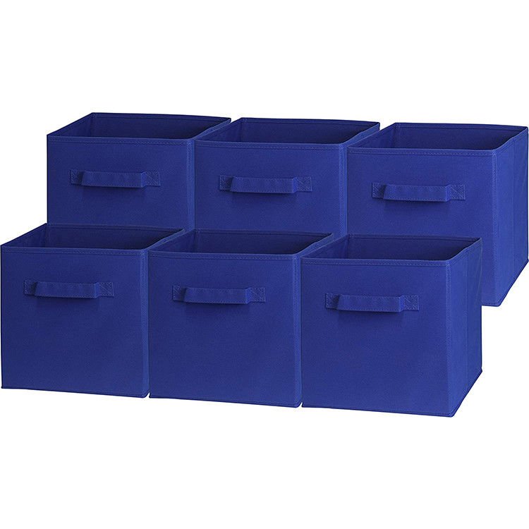 Caixa organizadora de tecido de caixote cubby de capacidade de 10-20L para organizar as festas de forma eficiente