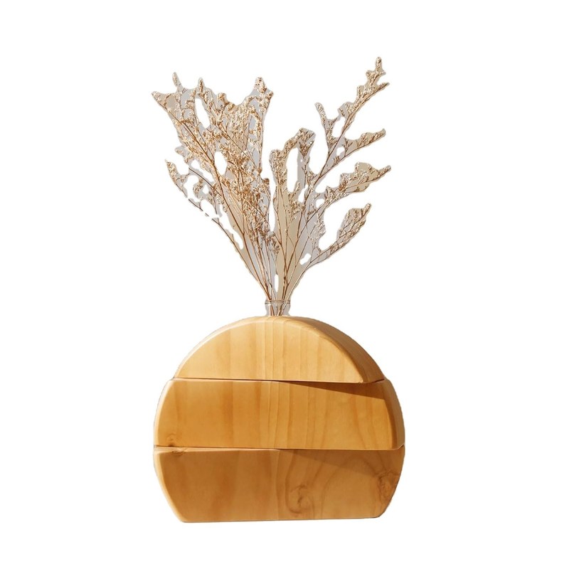 Vaso de grama de Pampas moderno para peças centrais da mesa da moda