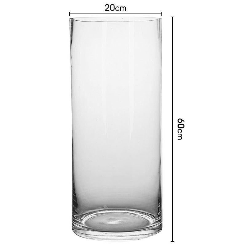 Minimalista 60cm alto vasos de vidro A combinação perfeita de estilo e função
