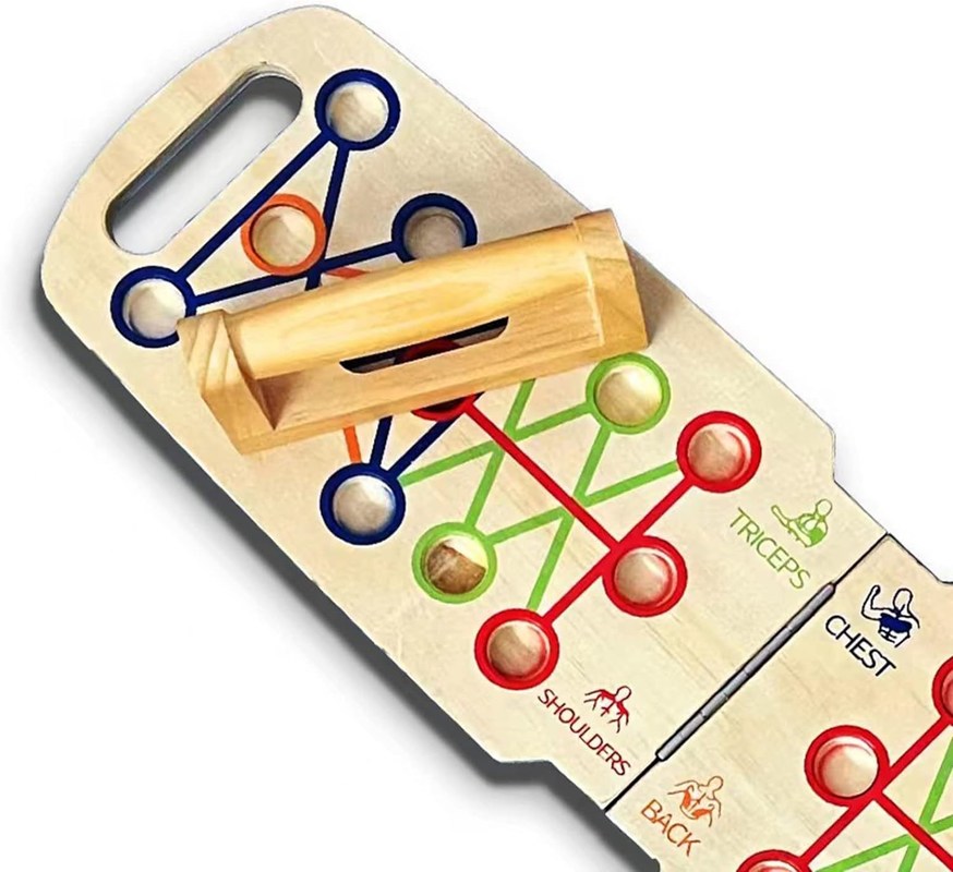 Mãos de madeira dobrável de tamanho personalizado para treinamento de força profissional