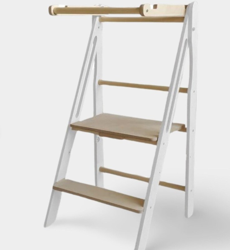 Moderno estilo de design móveis de casa torre de cozinha dobrável com altura ajustável