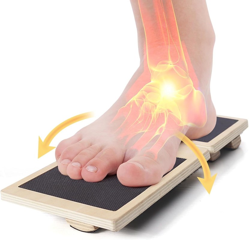 202404 Exercícios de estabilidade Tabuleiro balançador para equilíbrio de pé único e logotipo personalizado