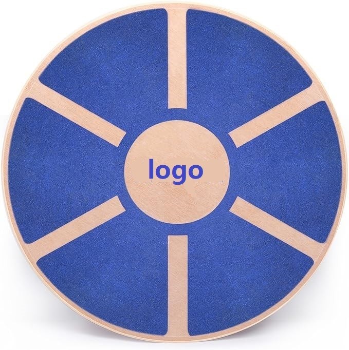 Tabuleiro de balanço de madeira de balanço ecológico para treinamento de equilíbrio versátil e decoração doméstica