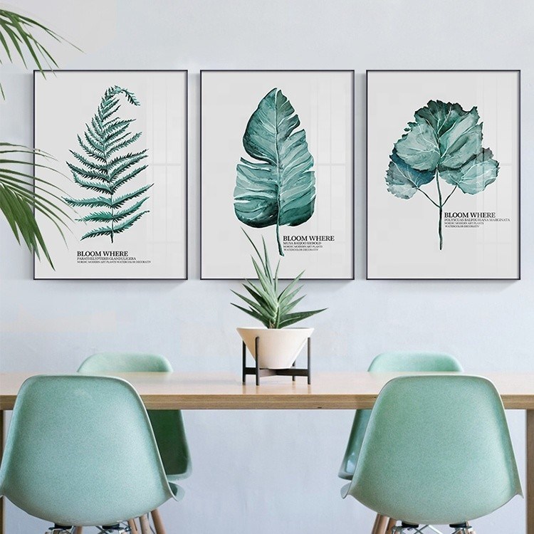Quadros fotográficos personalizados de estilo rústico nórdico para decoração residencial Accepatble