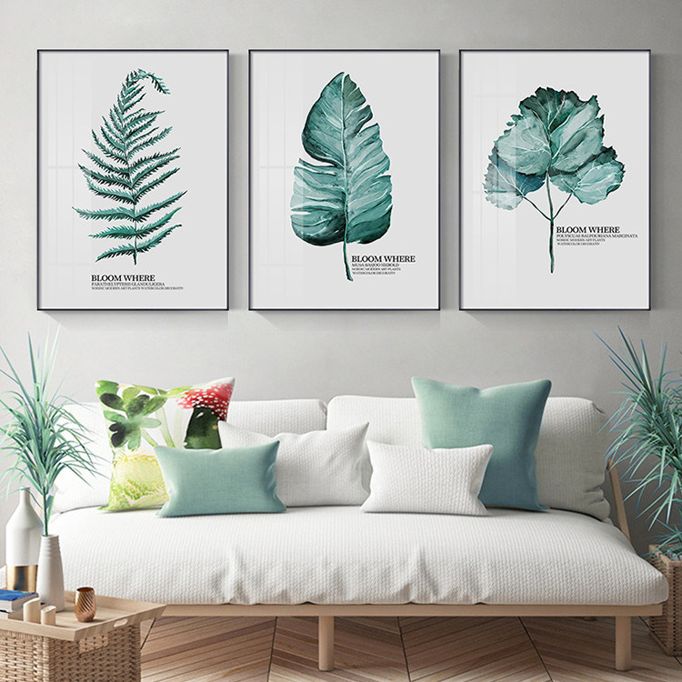 Moderno Design Preto Madeira MDF quadro fotográfico Conjunto para decoração residencial